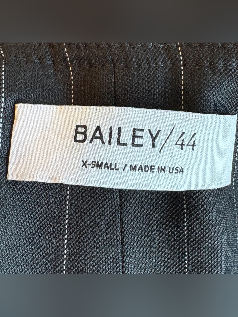 NEW w/Tags REVOLVE Bailey 44 Flory Skirt in Black Pinstripe Size XS - Picture 3 of 14